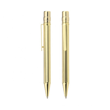 New product ideas 2021 advertising logo ball pen promotional golden metal pen